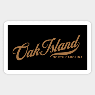 Oak Island, NC Beachgoing Vacationing Sticker